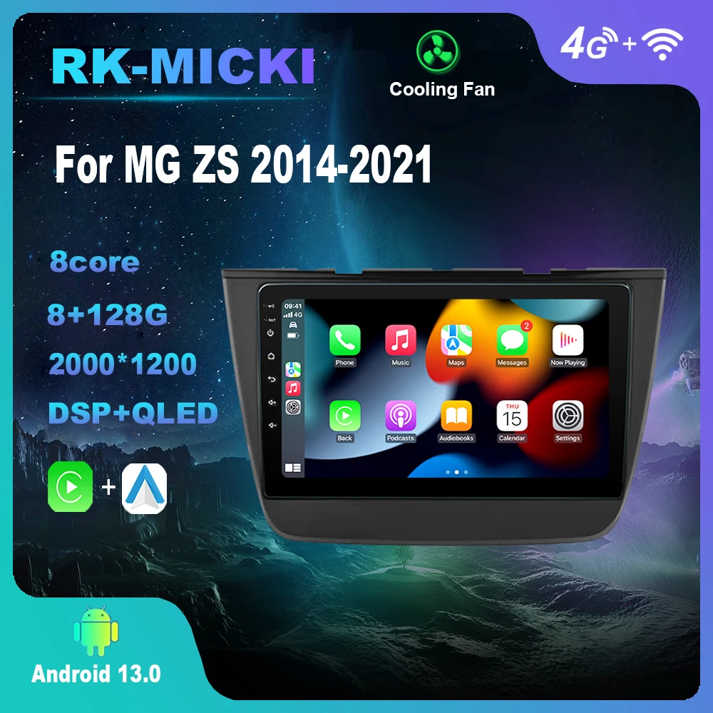 

Android 13 Navigation For MG ZS 2014-2021 Car Radio Multimedia Video Player GPS Navigatio 4G Carplay
