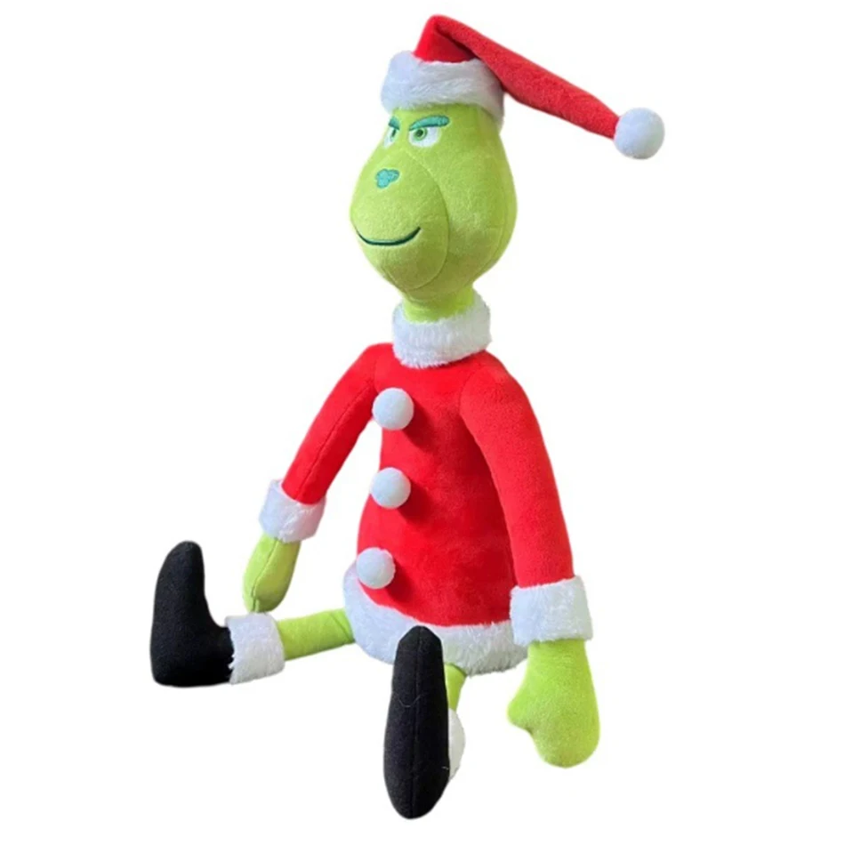 Grüne zottelige Anime-Figuren, Weihnachtsdekoration, grünhaariges Monster, Figur, bezaubernde Plüschpuppe, Kindergeburtstag, Spielzeuggeschenke – Detail 6