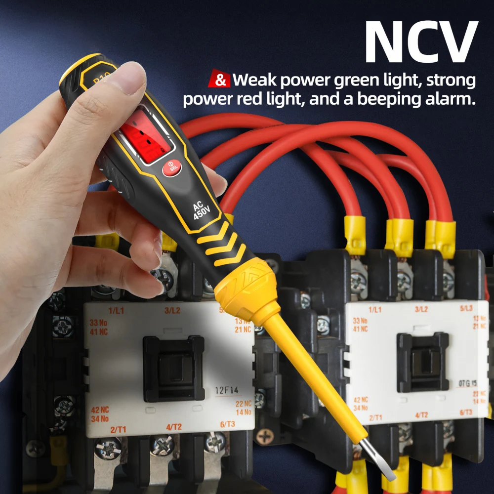 B19 Multifunctional Electrician Test Screwdriver Pencil AC Non-contact Induction Test Pen Voltage Tester Pencil Voltage Detector