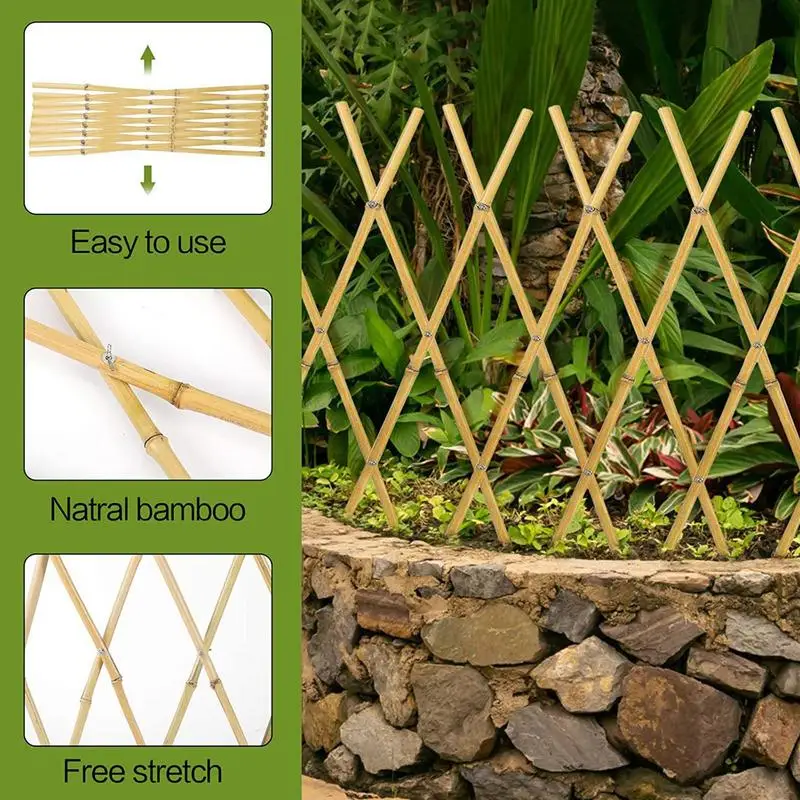 Bamboo-Trellis-Flower-Potted-Mini-Growing-Plant-Trellis-Bamboo-Lattices-Fences-Frame-Garden-Support-Ivy-Cucumbers.jpg Bambusz Rácsos Virág Cserepes Mini Termesztési Növény Rács Bambuszrácsok Kerítések Kert Kerti Támogatás Ivy Uborka Beltéri Növekedés - Image 4