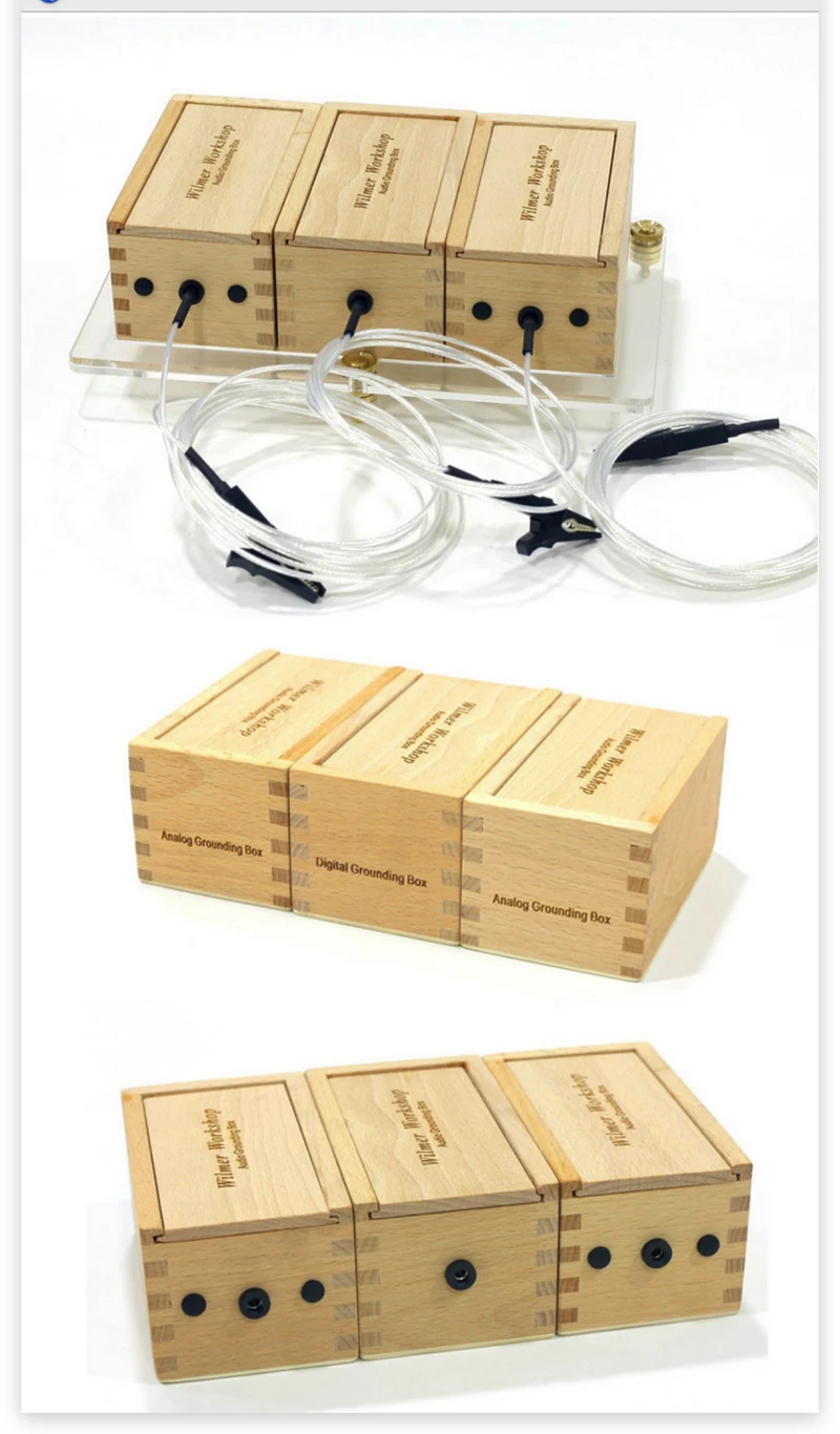 HiFi Audio GND Amplifier Decoder CD Player Turntable Speaker Ground Box