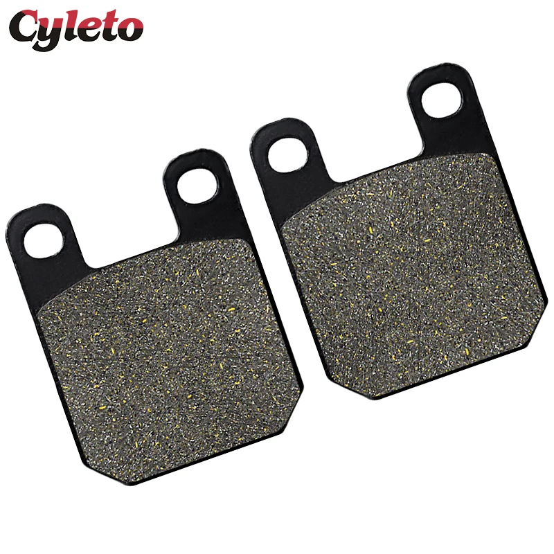 

Cyleto Motorcycle Front or Rear Brake Pads for Husqvarna Husky Boy J/S/R WRS 50 Scooter WR SM 50 2002 for Ducati 549 Supermono