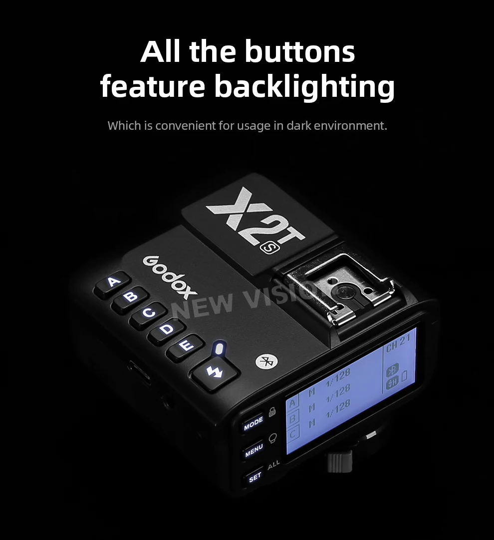 X2T-C X2T-N X2T-S X2T-F X2T-O 2.4G Wireless Flash Trigger Transmitter TTL HSS fo