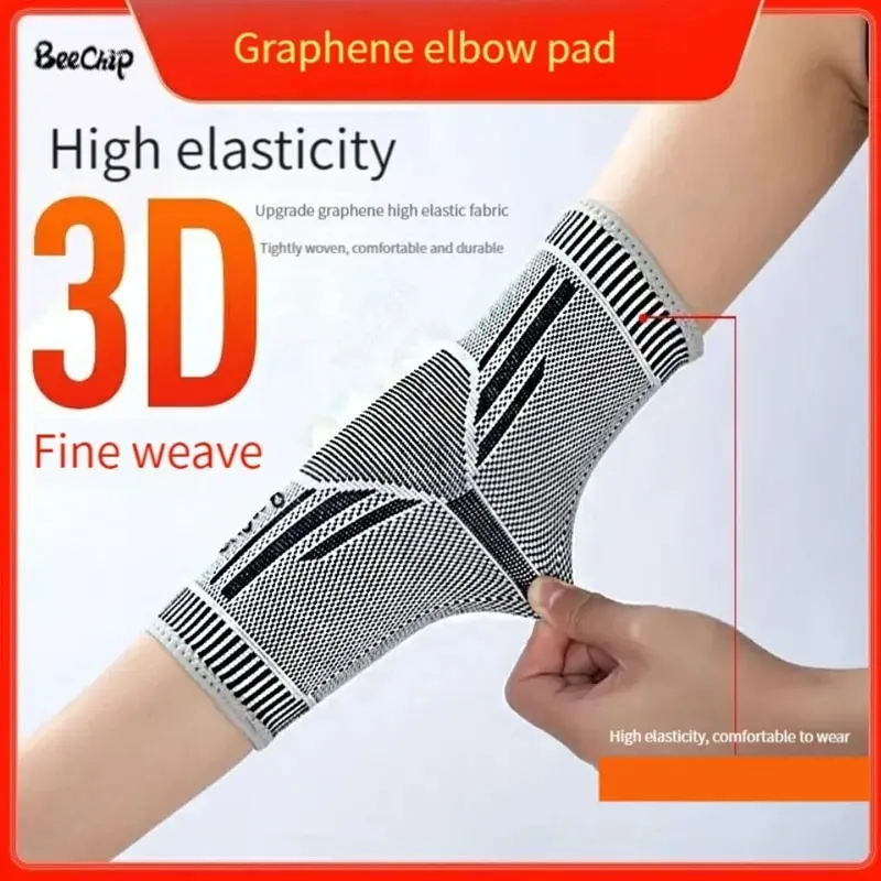 Elbow support brace Graphene Elbow Pads Tennis Elbow Special Sheath Self-Heating Sprained Joints to Keep Warm Hand and Arm Wristbands