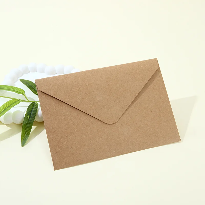 Envelope 50pcs/lot 140g Kraft Paper Postcards 19x14cm for Wedding Invitation