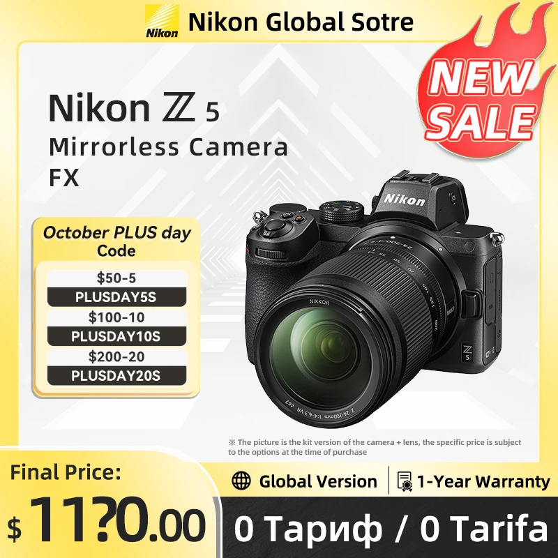 Nikon Z5 Fx Full Frame Mirrorless Digital Camera Travel Hd