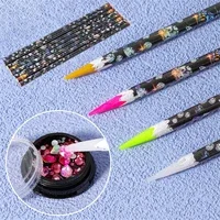 Diamant Malerei Kunststoff Perle Sortiersc halen Strass Platte Tablett Kreuz stich Stickerei Edelstein Nail Art Punkt ier werkzeug DIY Handwerk – Detail 7