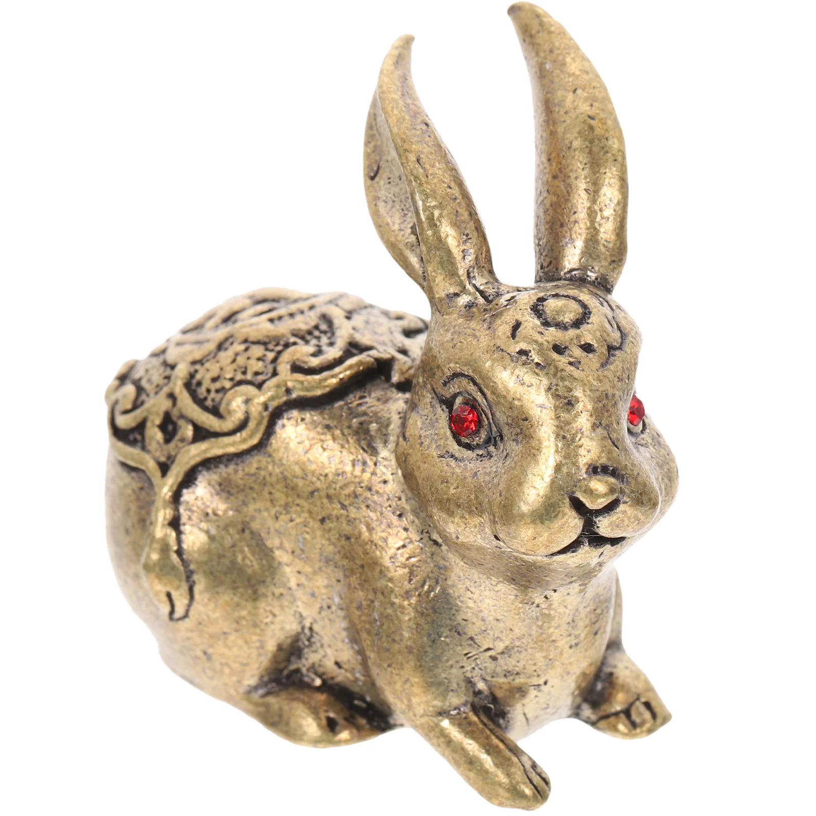 

Rabbit Statue Desktop Home Vintage Gift Zodiac Rabbit Statue Bunny Figurine Rabbit Figurine Tiny Bunny New Year Decoration