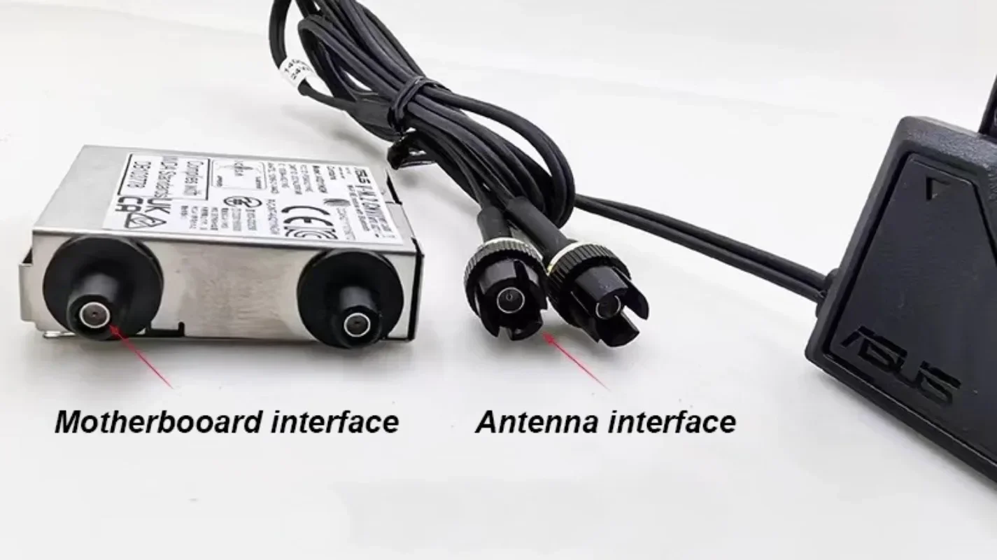 Original ASUS WiFi Antenna Wireless Receiver 2.4G 5G 6G WIFI 6E 7 WiFi7 ROG MAXIMUS Z790 Dark Hero BTF Z70-A Z790-E Motherboard