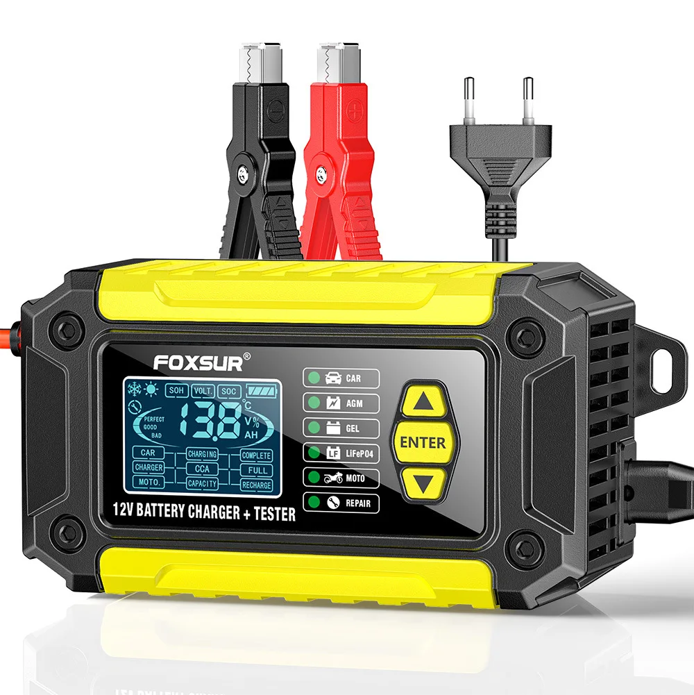 Multi-Functional 12V Charger with Battery Testing