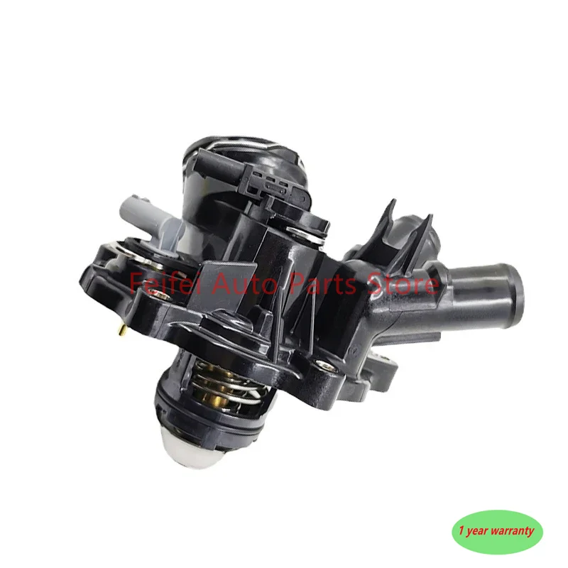 

1pc New A2712000315 Thermostat Housing Water Coolant Flange 2712000315 2712000215 2712000115 For Mercedes-Benz C250 SLK250