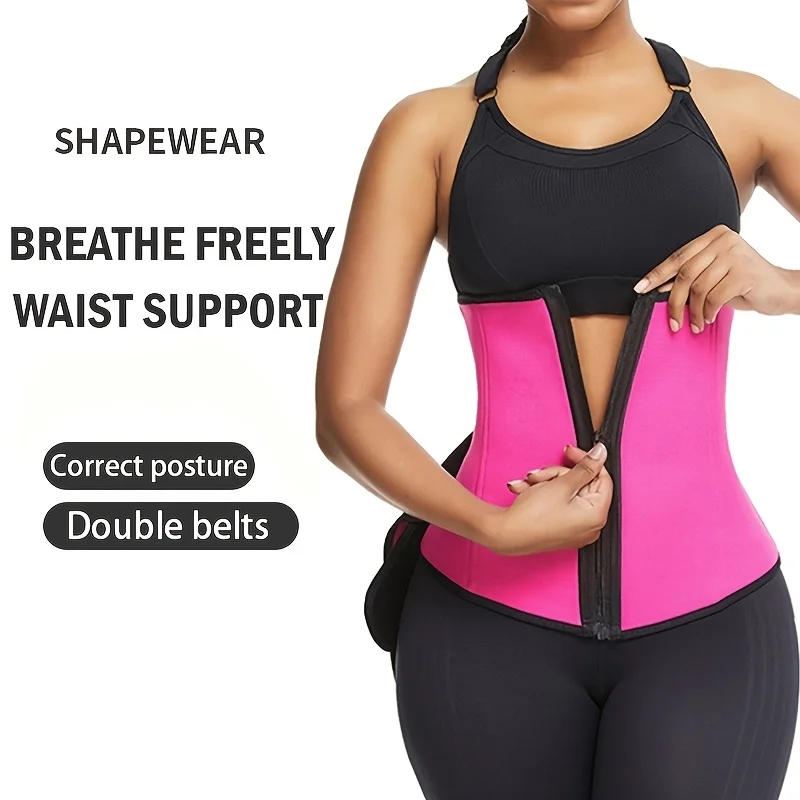 여성용 허리 트레이너 피트니스 사우나 땀 네오프렌 슬리밍 벨트 거들 쉐이프웨어 모델링 스트랩 바디 쉐이퍼