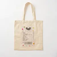 Olivia Rodrigo Sour Receipt Cotton  Canvas Bag Casual Travel Fashion Unisex Designer Shopper Printed Shoulder Bag Fabric Ladies 1