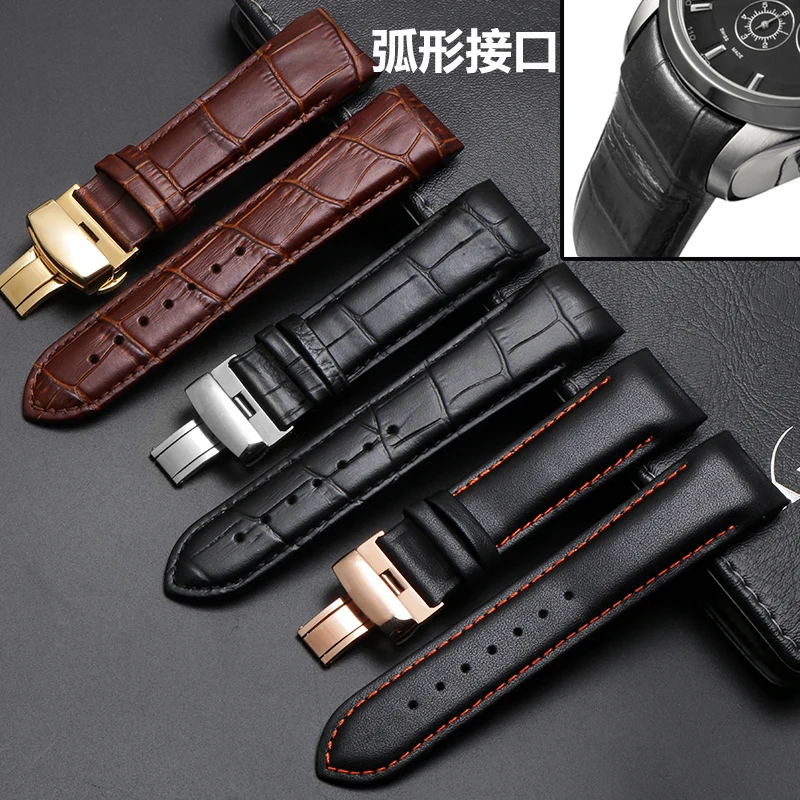 Buy Wholesale Fashion Calfskin 18 mm Watch Belt ASA825YG_K0035488