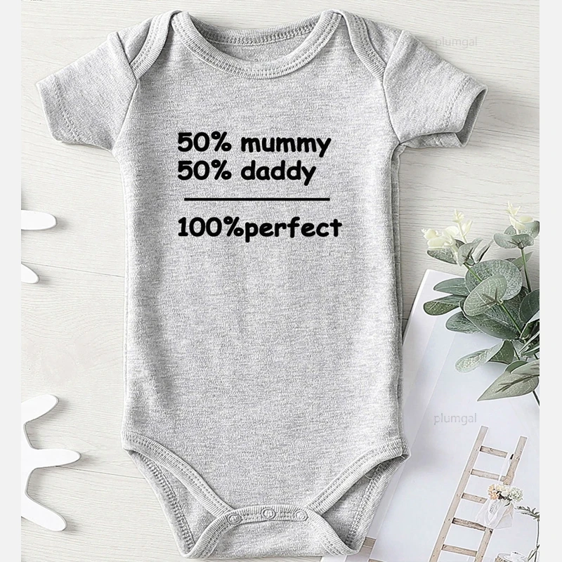 Baby Bodysuits Fur Bodysuit for Babies Newborn Baby Winter Clothes Mummy Daddy Perfect Cotton Infant Girls Fall Costume Children Jumpsuits Boy vintage Baby Bodysuits Baby Rompers