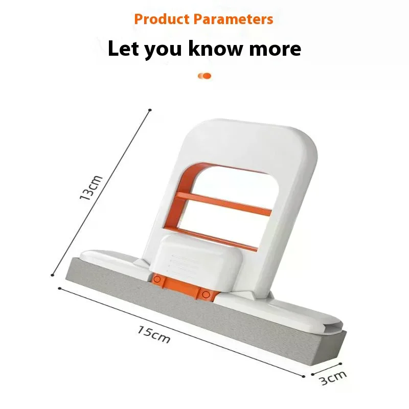 강력한 압착 미니 밀대걸레, 접이식 가정용 청소 밀대걸레, 스펀지 자동 압착 바닥 청소 밀대걸레, 책상 창문 자동차 청소 도구