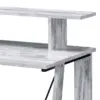 Nypho Antique White& Black Finish Writing Desk 4