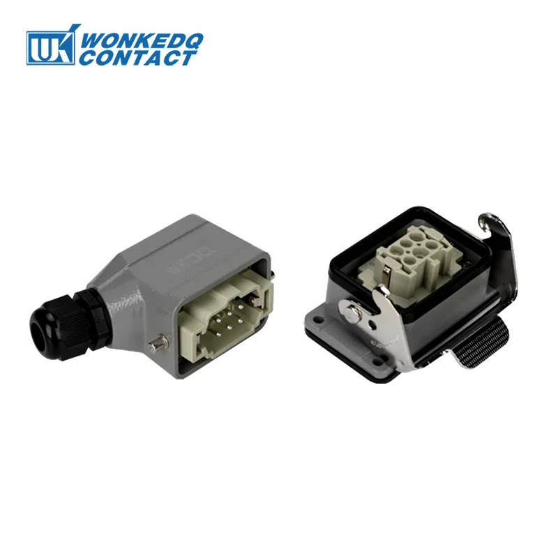T2040064101-000 Pack of 20 Heavy Duty Power Connectors 6P 2R 16A 500V Plug 26-12 AWG CrimpCont, T2040064101-000 Pack of 20 Heavy Duty Power Connectors 6P 2R 16A 500V Plug 26-12 AWG CrimpCont,
