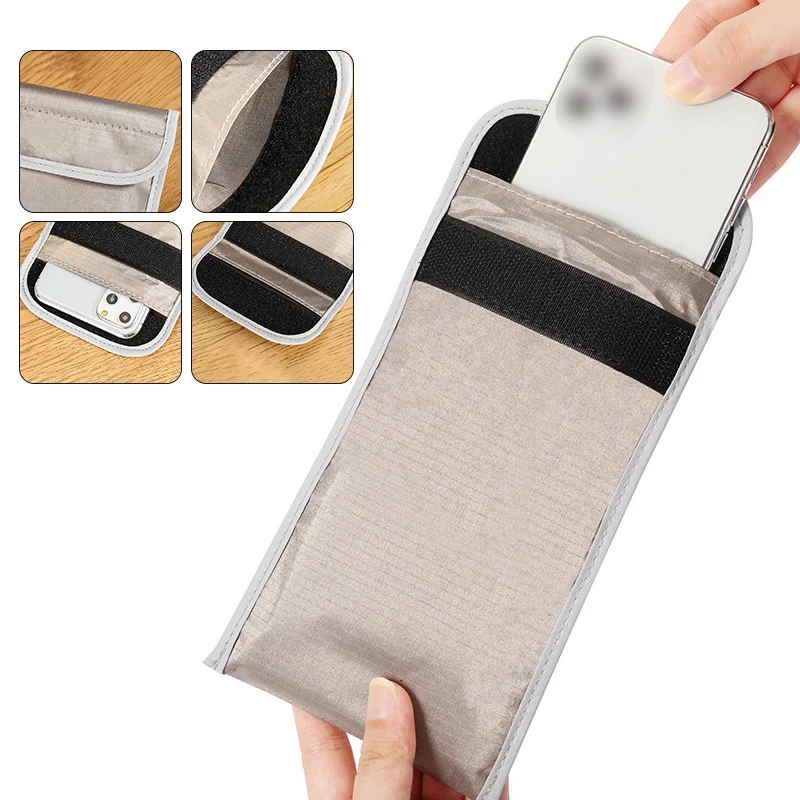 Radiation Protection Emf Shielding Mobile Phone Bag Anti Cellphone Emp Pouches Cage Blockers Mobile Blocking Pouch