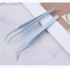 Eyebrow Tweezers Stainless Steel Slant Tip Hair Removal Makeup Tool Kit Eyelashes Extension High Precision Anti-Static Tweezers 5