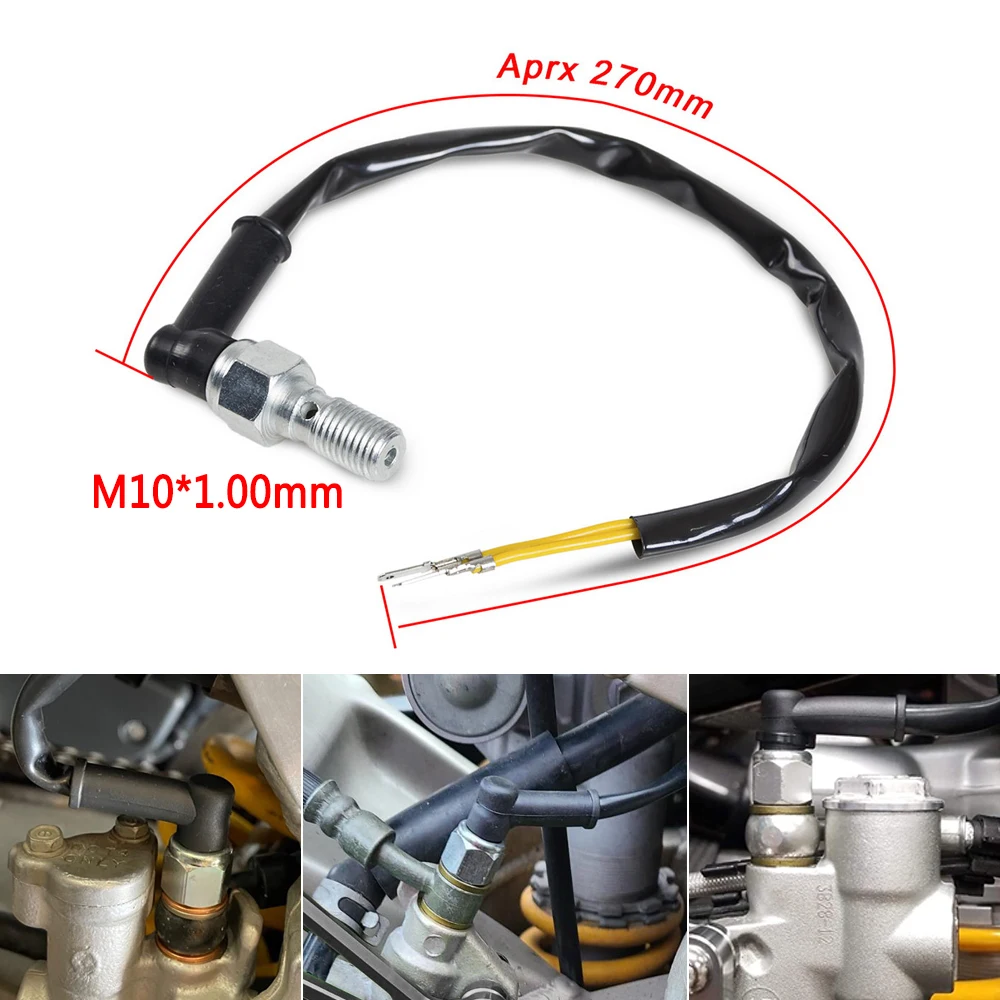 Brake Light Switch Banjo Bolt - 10mm X 1.00 For KTM Motorcycles 125-525 SX/XC/EXC, Fits Brembo Systems 4 thumbnail image