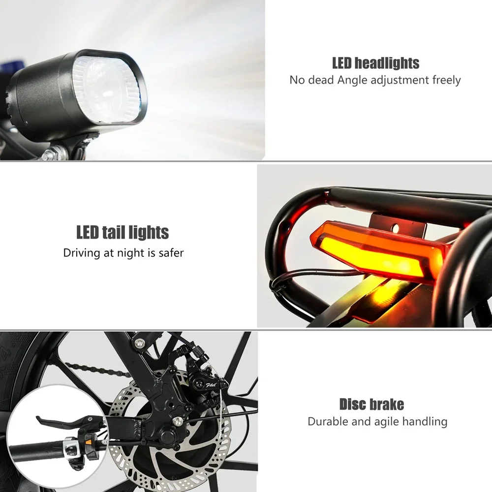 CMACEWHEEL Y20  adult city electric bike, foldable, 18AH battery, 20*4 fat tire Sdf3bbdbf28664e928d36ada4d5b3f822L