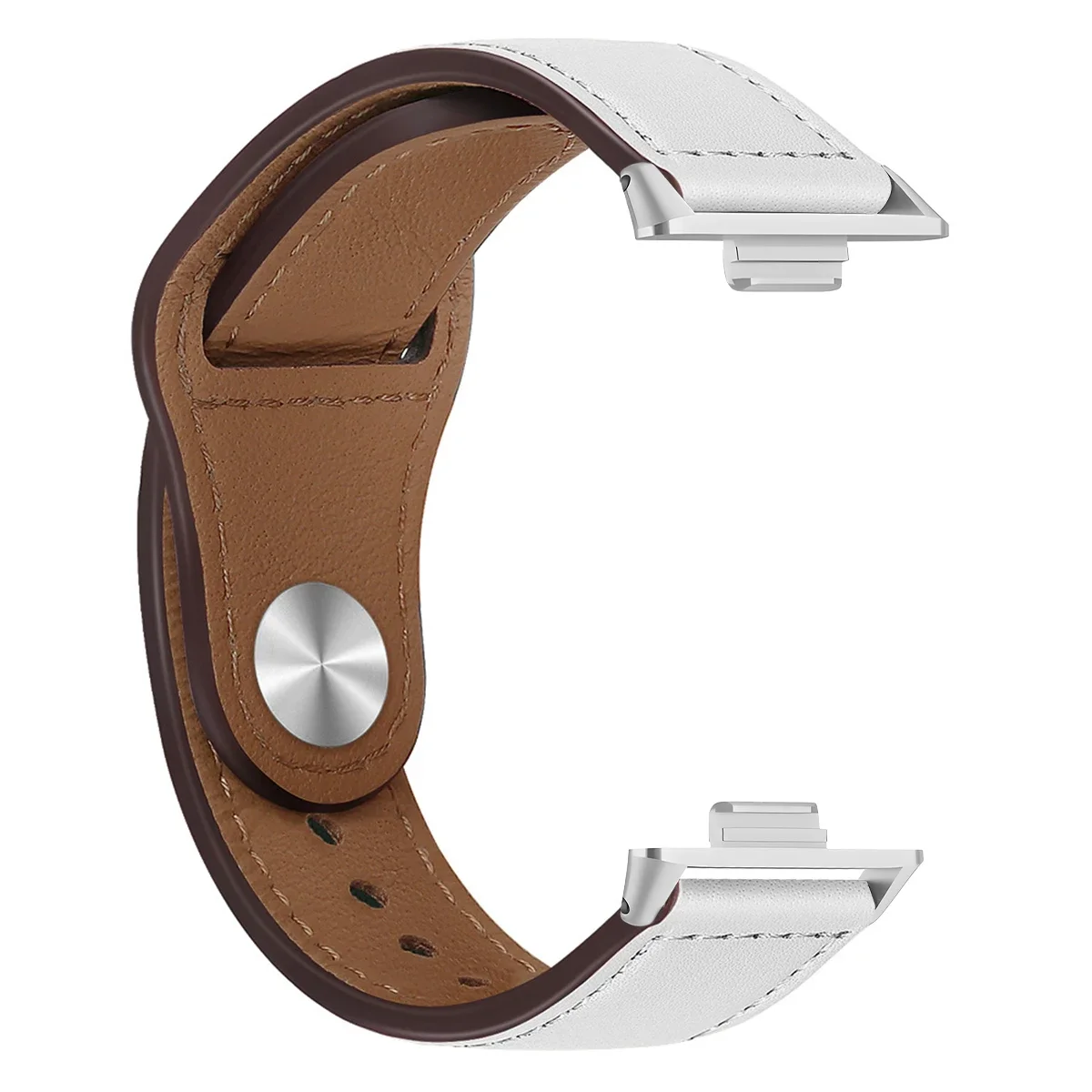 Premium Leather Band Wrist Strap for Smart Watches - Stylish Accessory Compatible with Multiple Models