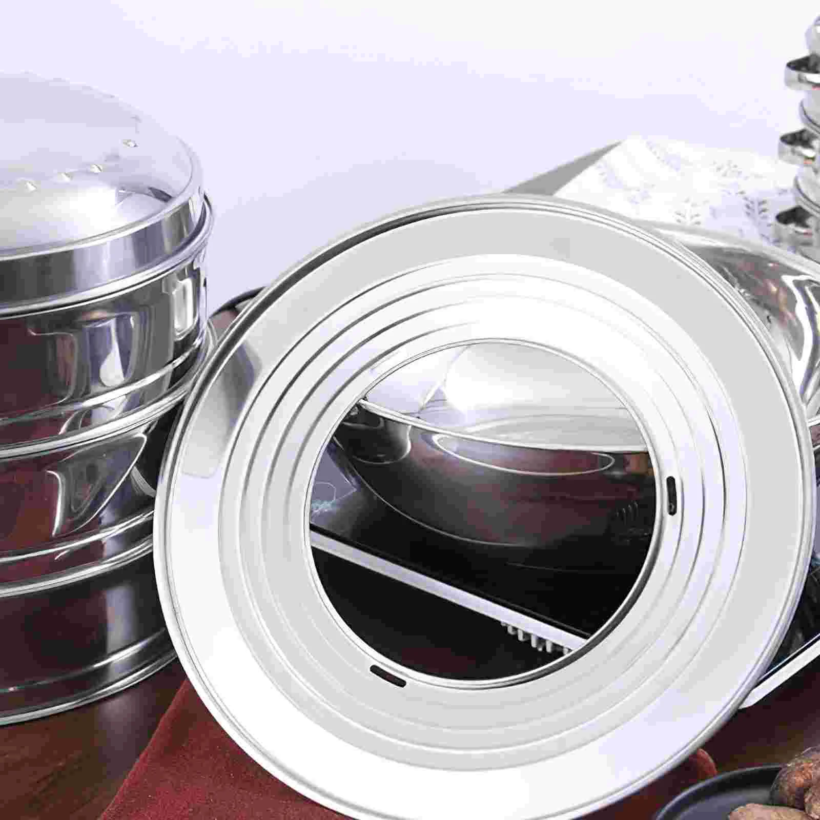 

Round Steamer Ring Stainless Steel Steamer Ring Adapter Round Steamer Rack for Kitchen Steaming Ring Rack for Food Heating