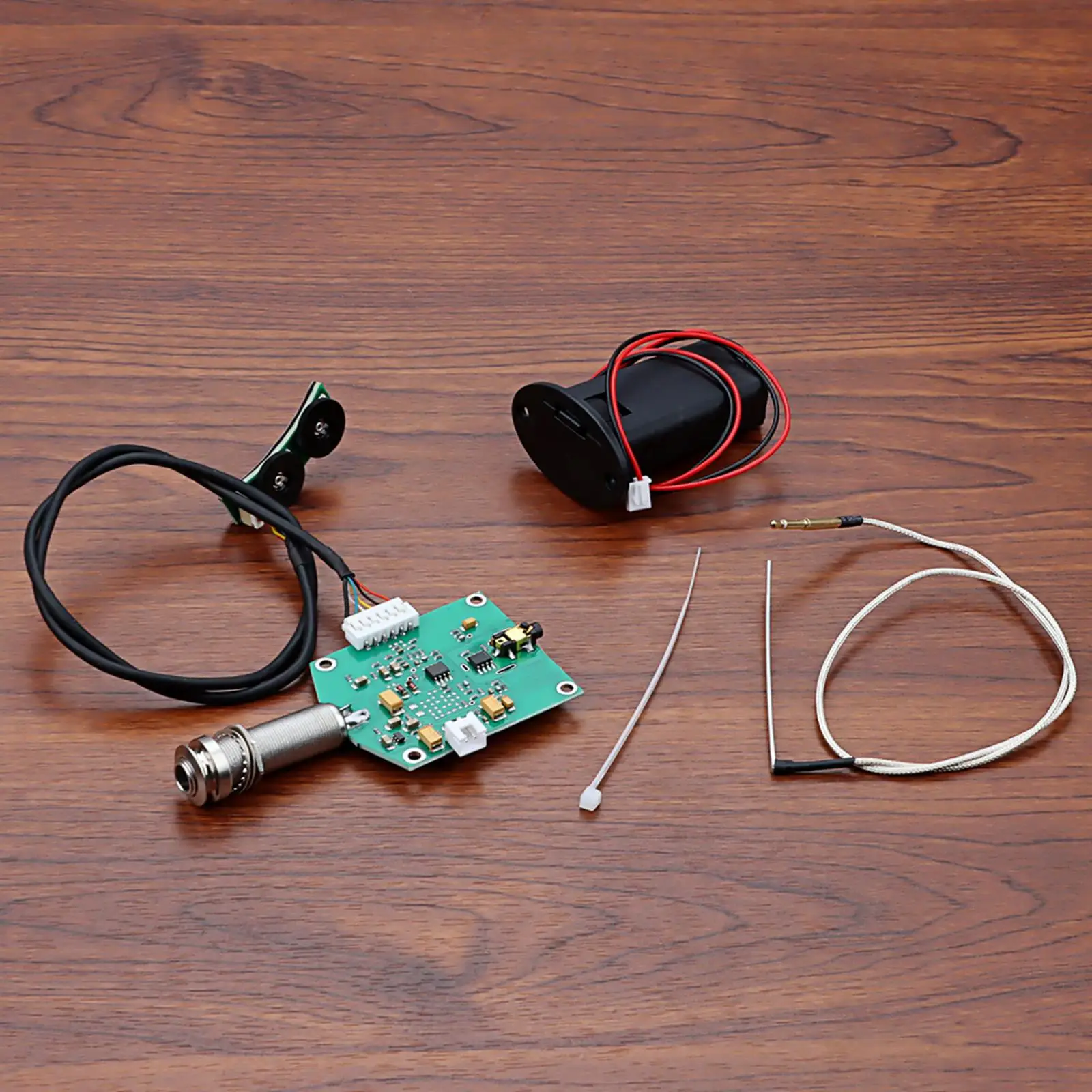 

Acoustic Pickup Preamp Guitar Accessories Ukulele Piezo Pickup Amplifier Guitar Equalizer Pickup for Bass Banjo Electric Guitar