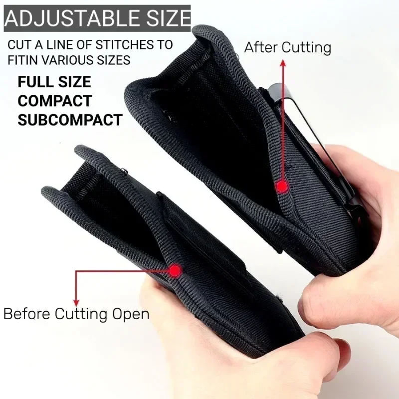 Tactical Universal Gun Holster for Glock 17 19 Beretta M9 1911 P226 Left Right Hand Waist Concealed Carry Pistol 9mm Mag Pouch pistol holster gun holster