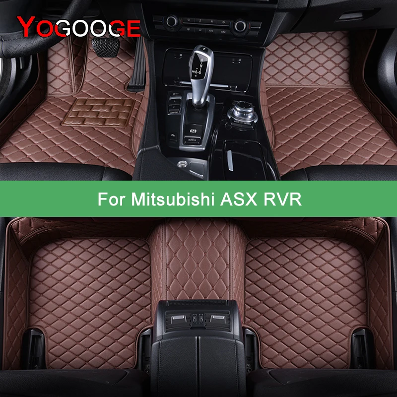 

YOGOOGE пользовательские автомобильные коврики для Mitsubishi ASX RVR, автомобильные коврики, аксессуары для ног
