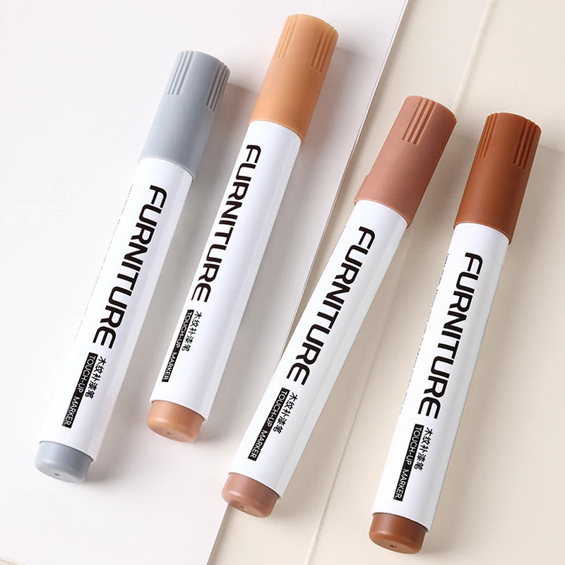 12 Colors Furniture Touch Up and Repair Marker Pen Wood Scratch Restoration Kit Patch Paint Pen Large-Capacity Marker 6