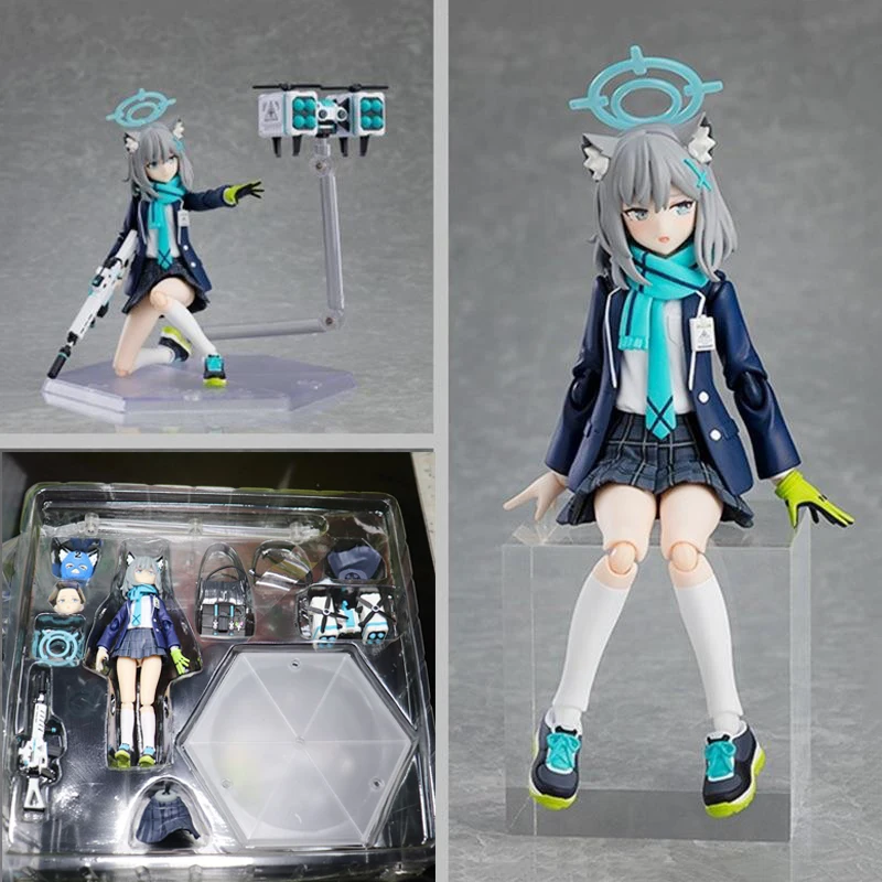 

Фигурка из аниме «Голубой архив», фигурка Figma #567 Sunaokami Shiroko, фигурка с регулируемыми суставами, ПВХ Модель, коллекционные куклы, игрушки