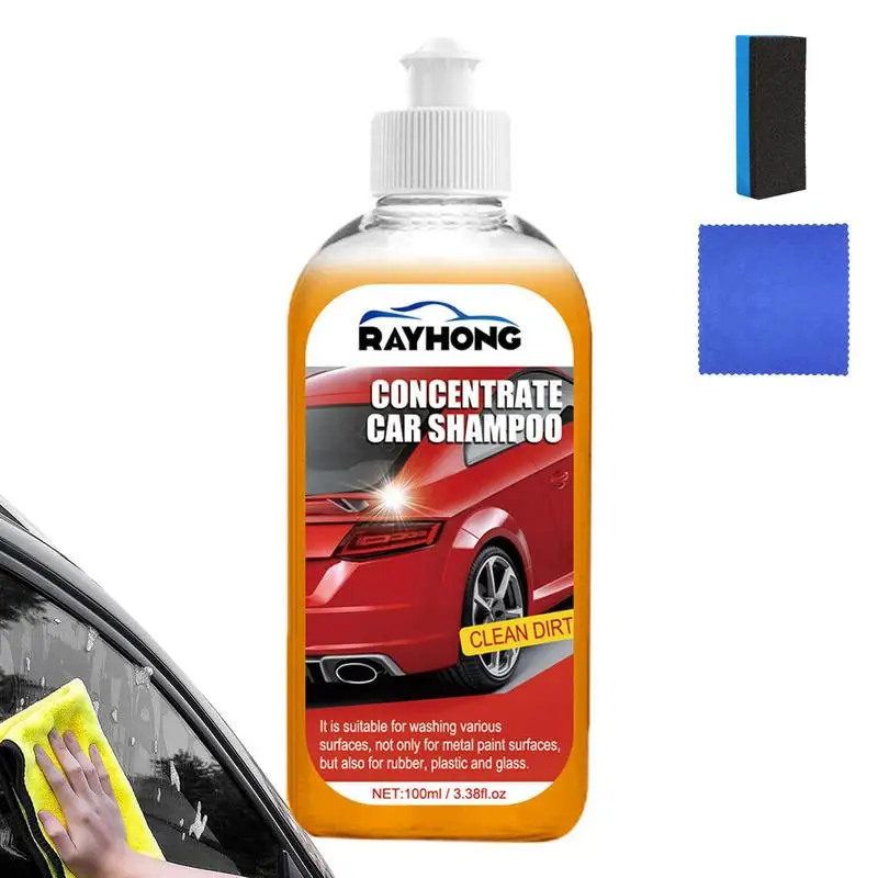 

Multipurpose Car Foam Cleaner Automotive Car Interior Concentrated Clean Liquid Kit With Sponge And Towel Surfaces Spray Cleaner