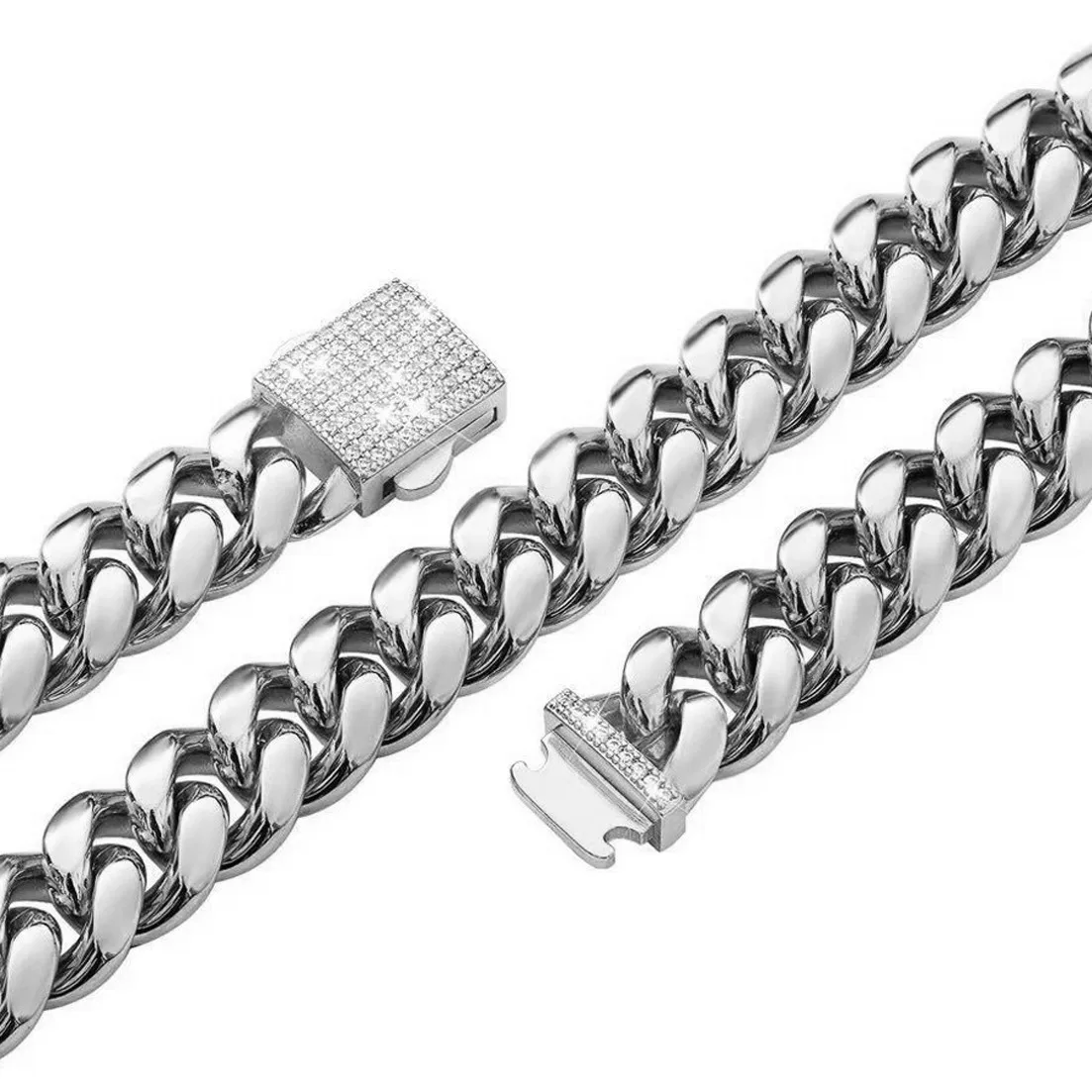 Crystal Buckle Miami Link