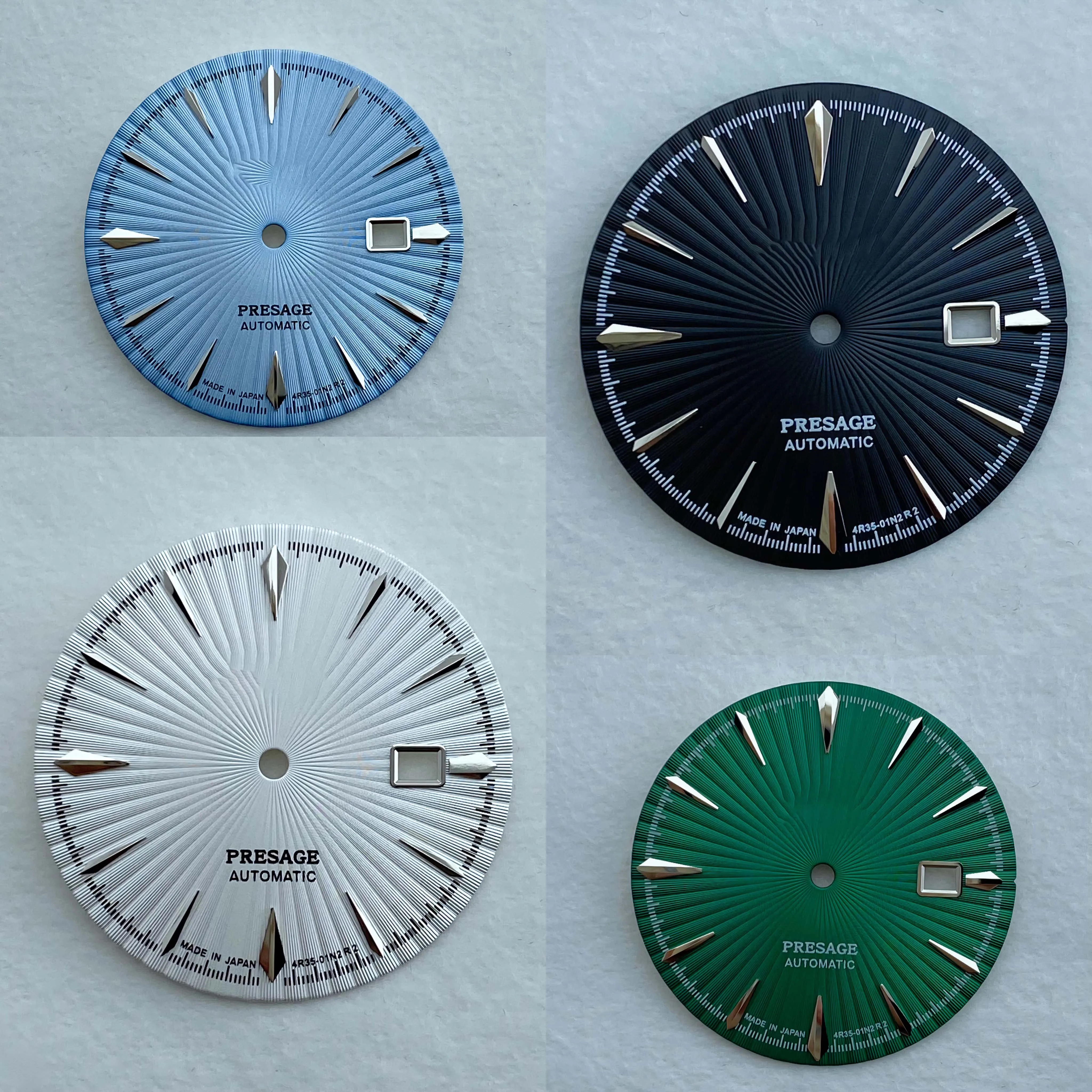 

Циферблат 35 мм, аксессуары для часов, календарь, неблестящий коктейльный циферблат, подходит для движения NH35/36 с логотипом SLogo