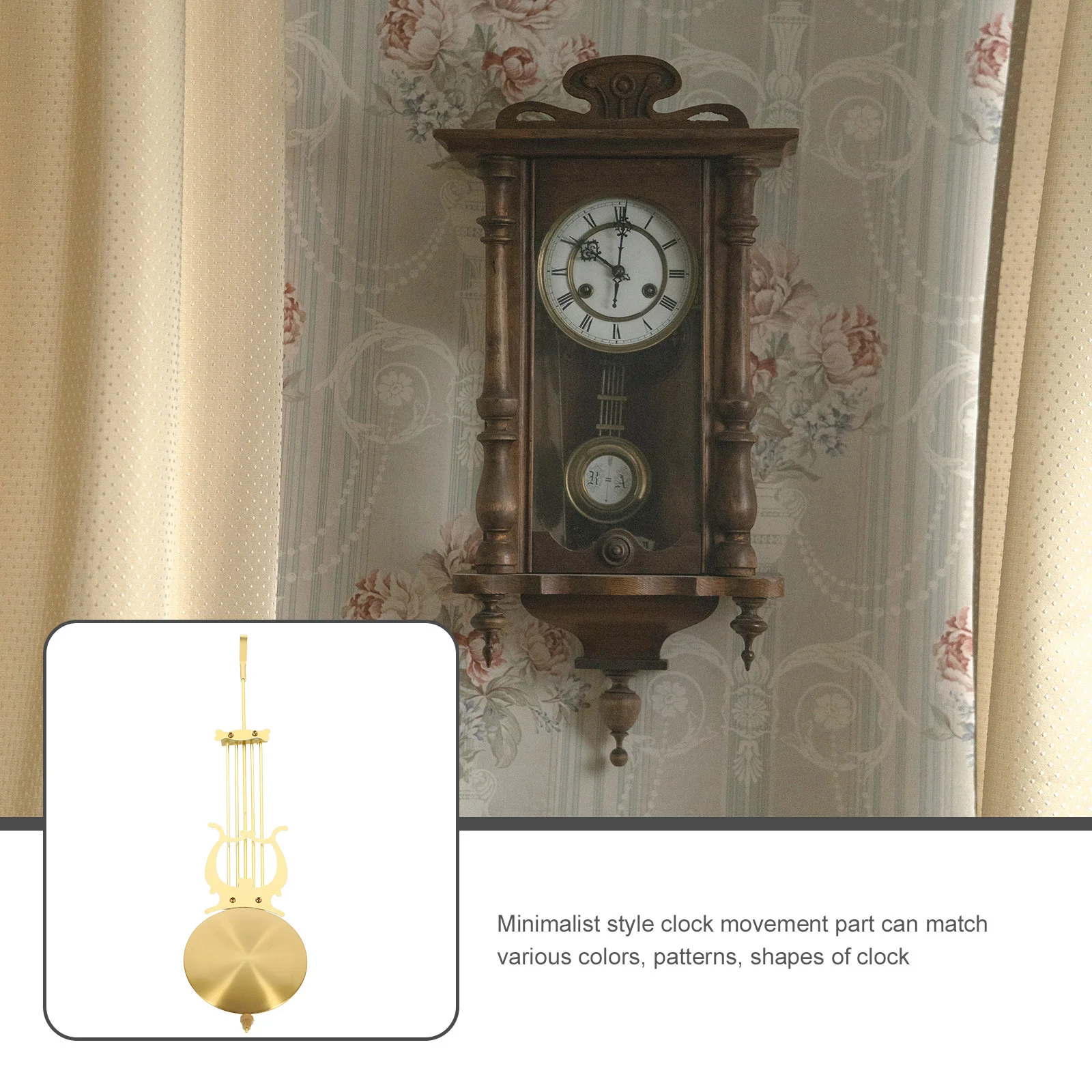 Wall clock movement quartz clock movement Quartz Wall Clock Pendulum Replacement Traditional Mechanical Clock Pendulum Grandfather Replacement