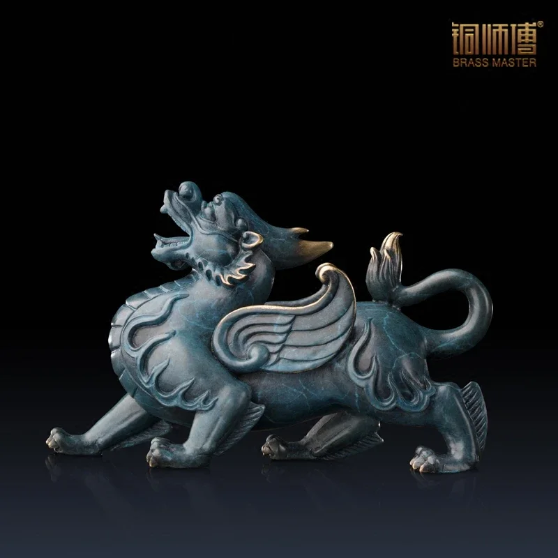 

"Small Pixiu" Feng Shui Brings Fortune Home Office Decoration Chinese Ancient Collections Handicraft