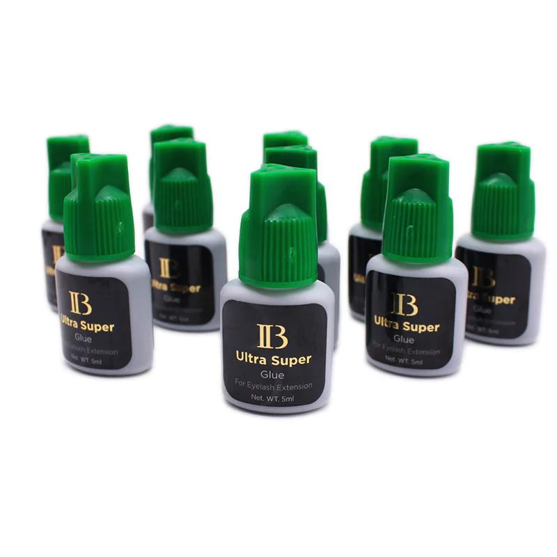 I-Beauty IB Ultra Super Glue for Eyelash Extensions 5ml IB Glue Green Cap False Lash Adhesive Makeup Tools Wholesale Shop 4
