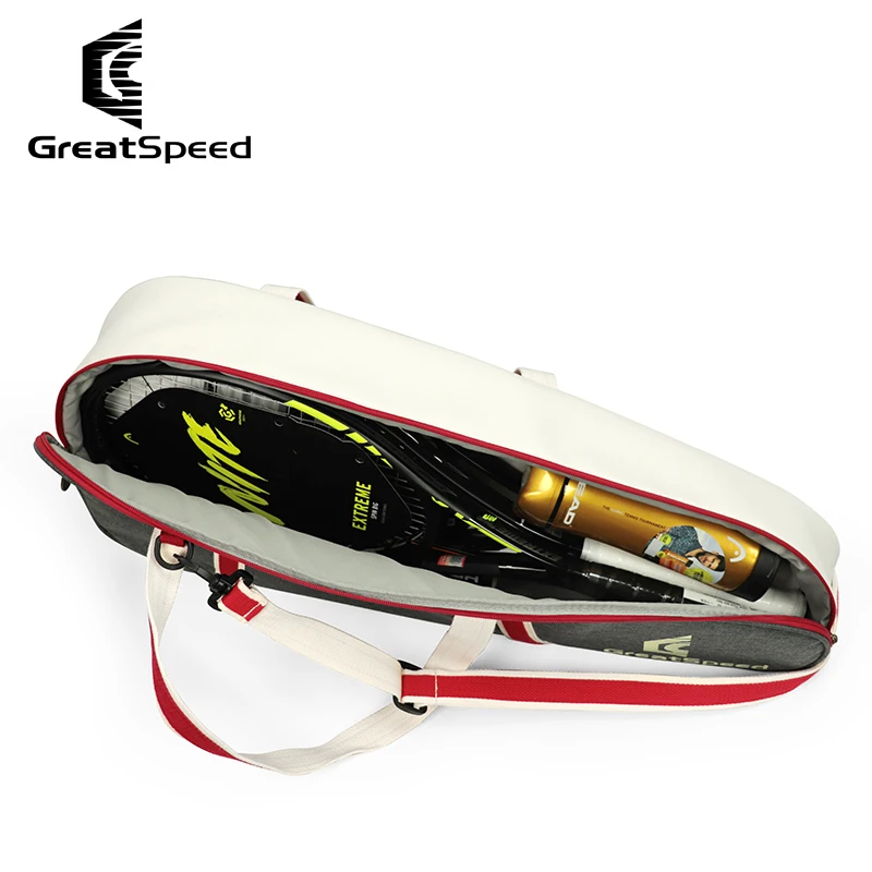 2022 Original Greatspeed Tennis Bag Men Women 3 Rackets Shoulder Tennis Racket Sport Bag Cover Case Badminton Racket Bags