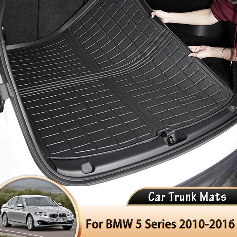 

Car Rear Trunk Mat Waterproof Protective Liner Trunk Tray Floor Mat for BMW 5 Series F10 F11 520i 530 2010~2016 2015 Accessories