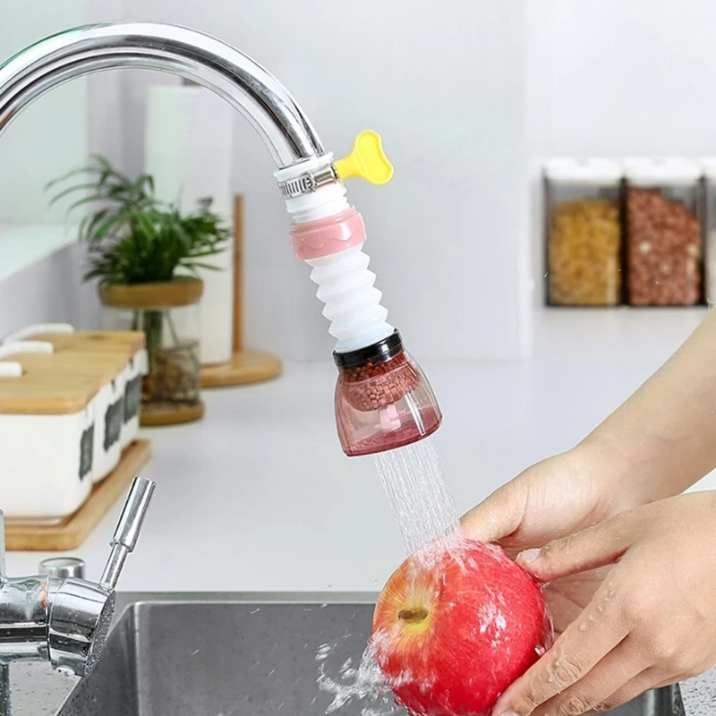

Durable 360 Degree Rotating Faucet Adapter Faucet Water Purifier Retractable Faucet Extender for Kitchen Bathroom Sink Dropship