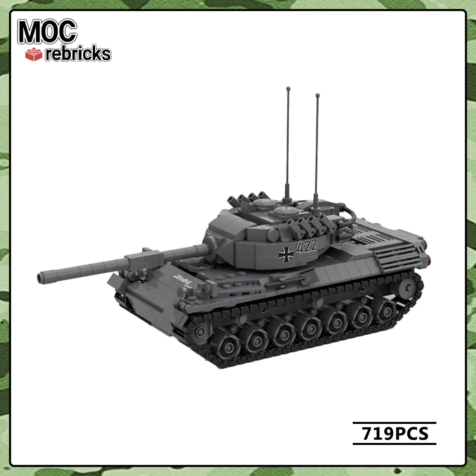 

Военная серия транспортных средств, дневной танк-Гепард MOC, строительные блоки, коллекционные эксперты, модель «сделай сам», образовательная головоломка, кирпичные игрушки, подарок