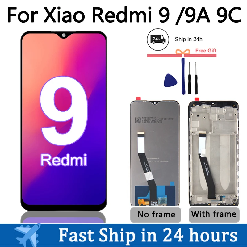 LCD-Bildschirm Ersatz Für Xiaomi Redmi 9A/9C/10A – Inkl. Reparaturwerkzeug