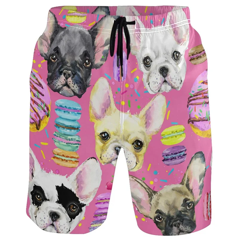 

Kawaii Animal Doggy Cat Graphic Shorts Pants 3D Printed Hip Hop y2k Board Shorts Summer Hawaii Swimsuit Cool Surfing Swim Trunks