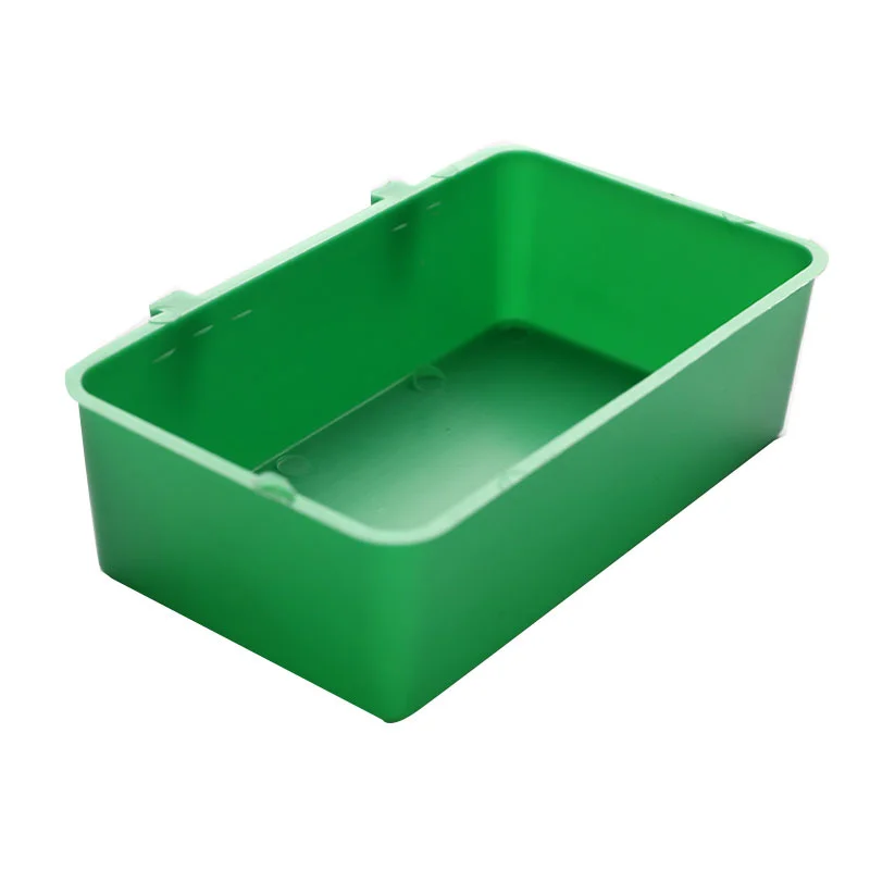 Multifunction Creative Green Food Tray Parrot Bathtub Animal Cage Shower Box bird bath basin