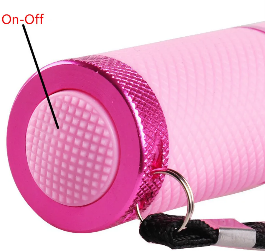 3Pcs Portable UV Nail Dryer - Mini 9 LED Flashlight