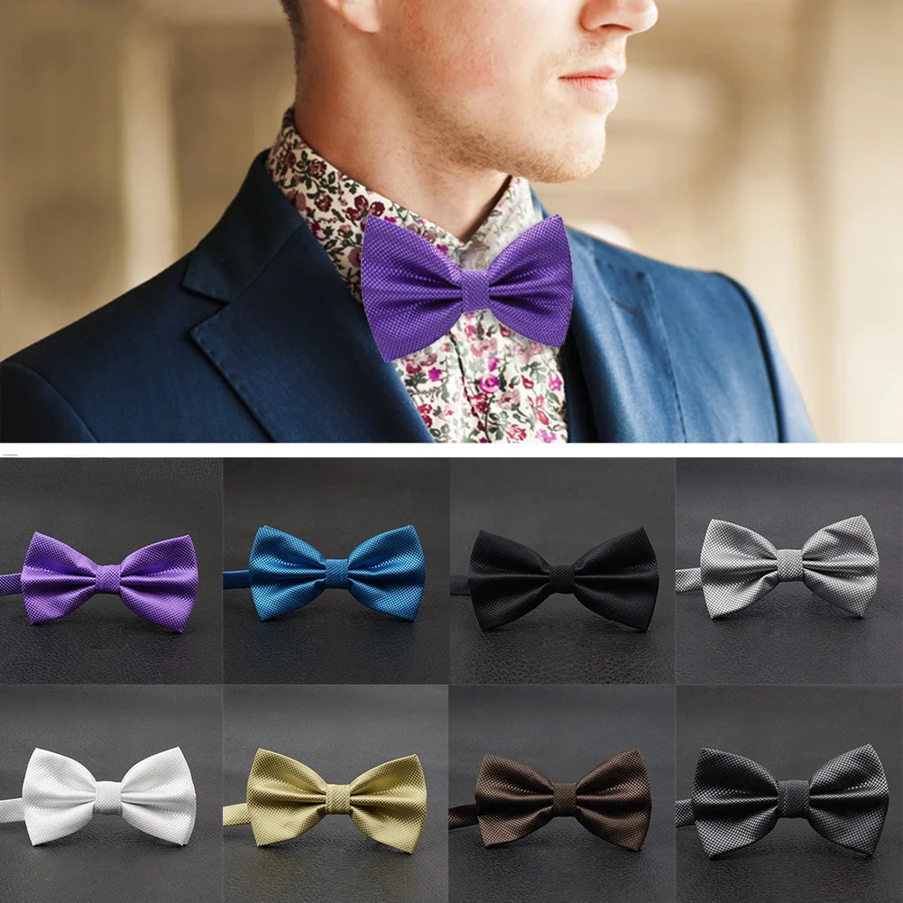 

Bow Ties Bow Ties Men's Bow Ties Men Classic Bowtie Groom's Bow Ties Solid Coloured Bow Ties Wedding Wear Accessories