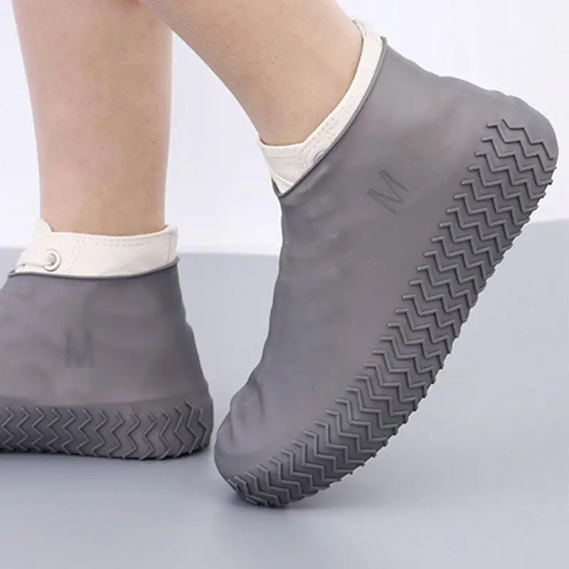 Thickened Shoe Cover Waterproof Shoes Cover rain day Polyester