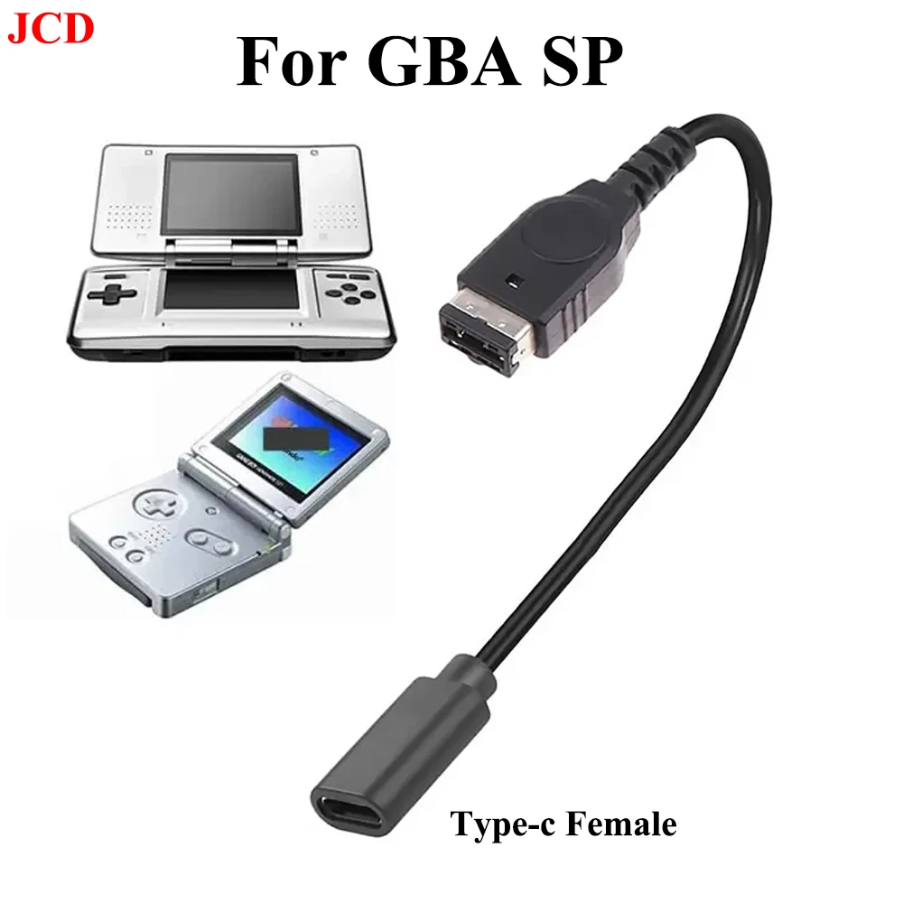 Per GBA SP GameBoy/DS Accessori per cavi per console di gioco Cavo di ricarica per console di gioco con cavo di ricarica USB nero Advance Line